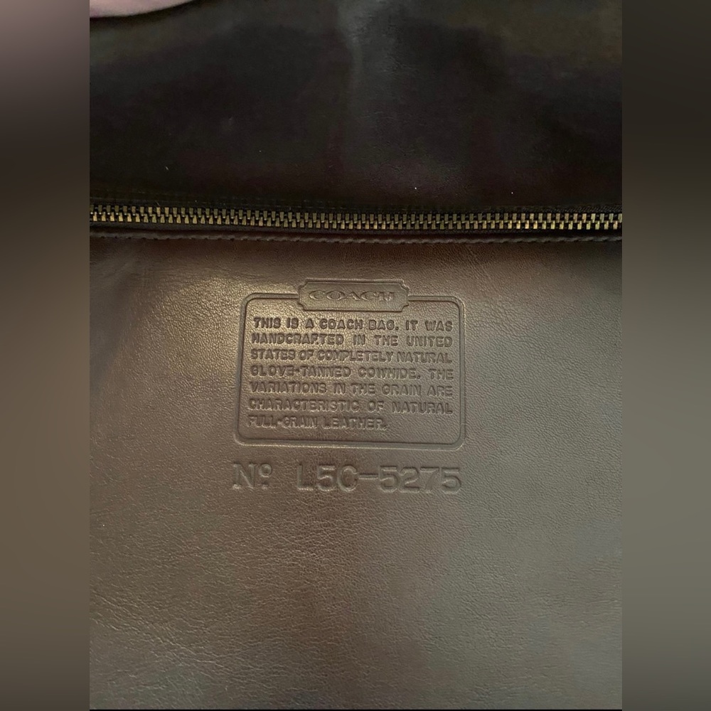 Vintage Coach Prescott Briefcase Messenger Computer Bag - Picture 5 of 12